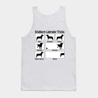 Stubborn Labrador Tricks Tank Top